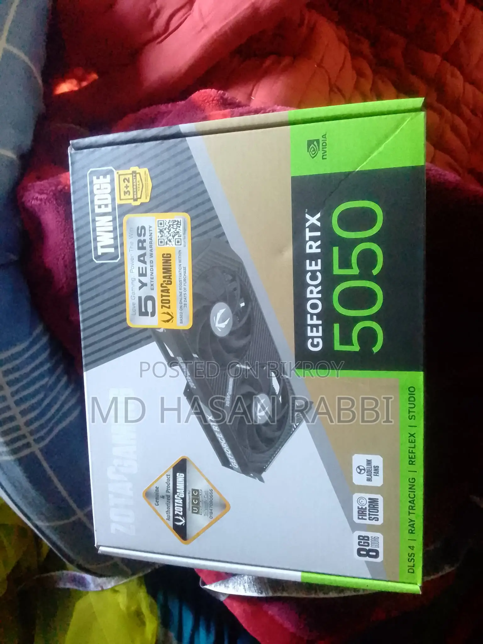 Rtx 5050 Twin Edge 8gb Gddr6 Graphics Card