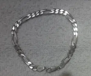 925 Italian 1 Vori 3.5 Ana Silver Bracelet