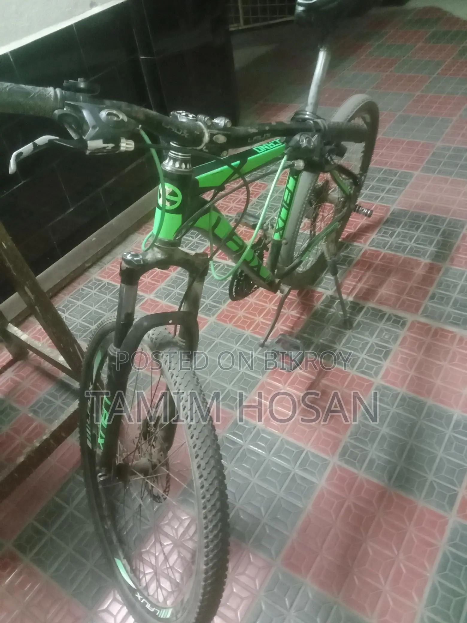The bicycle has some minor issues