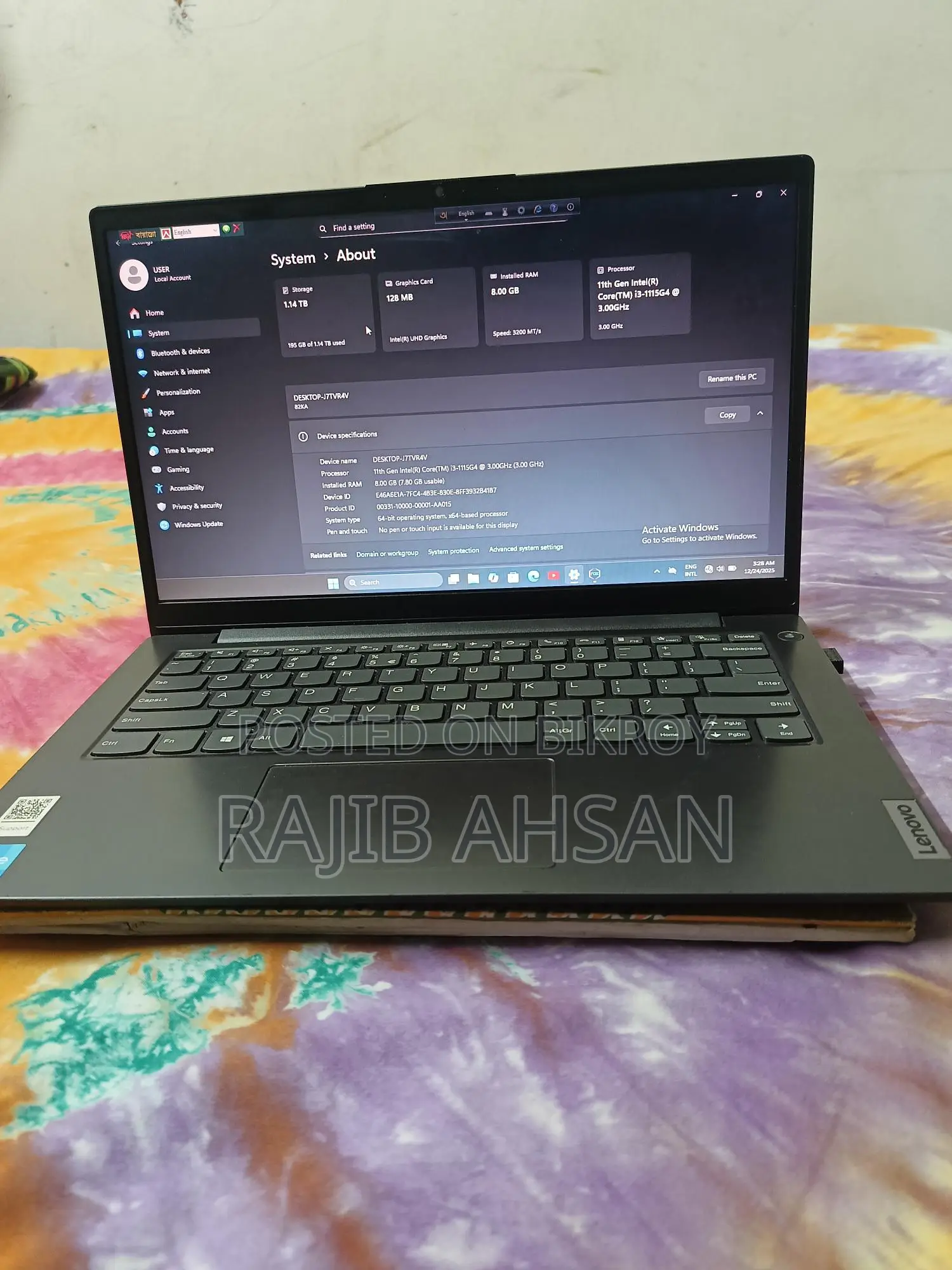 Laptop for sale