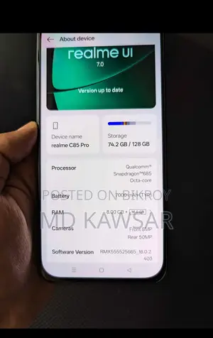 Realme c85 pro 8/128 (Used)