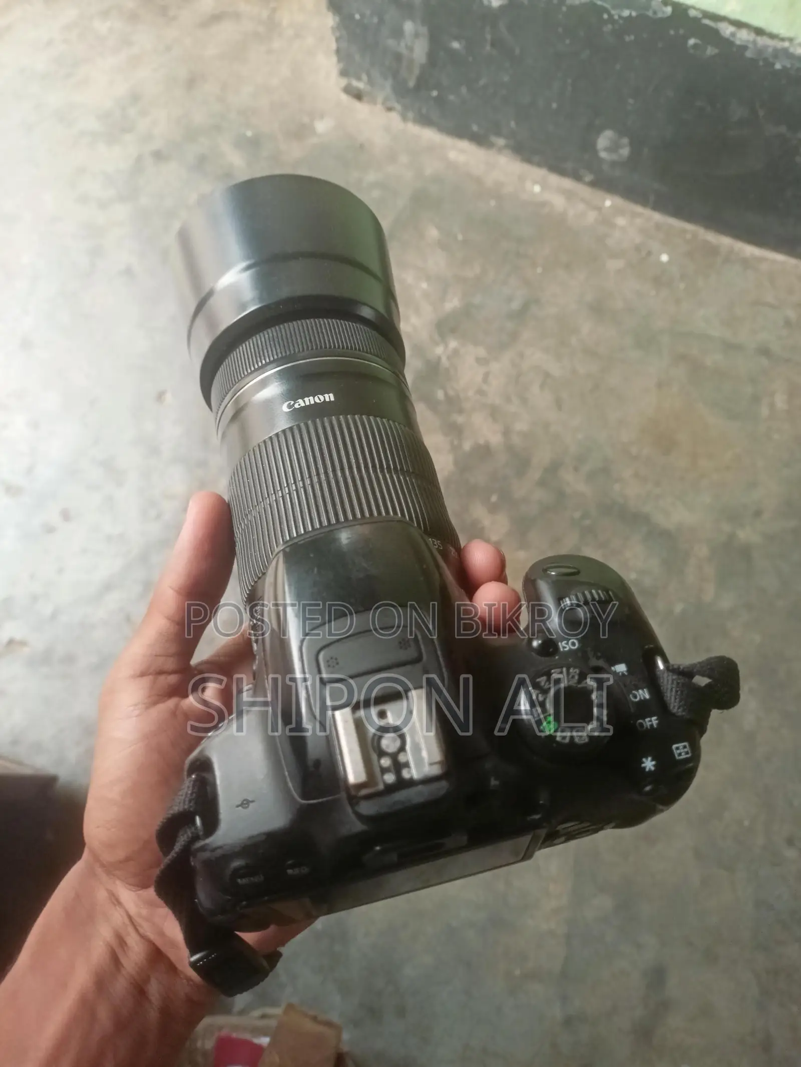 Canon 700d with 55-250 Zoom Lenc