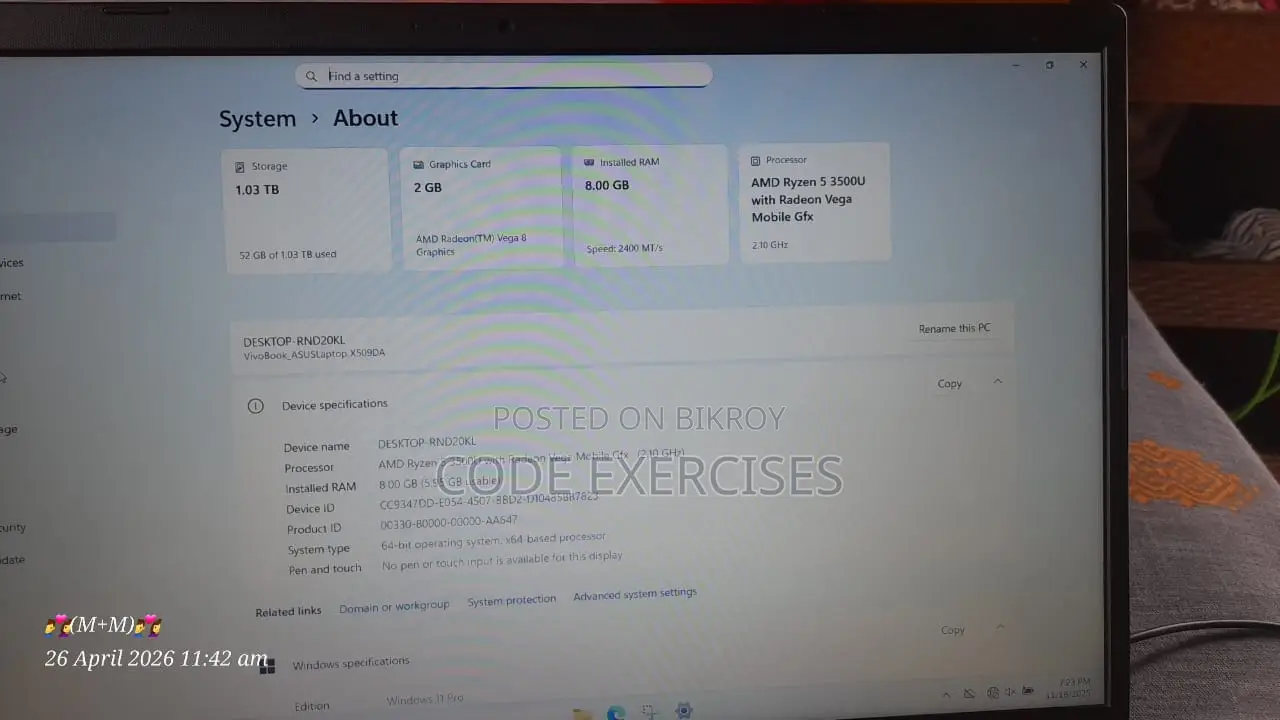ASUS Laptop for Sale