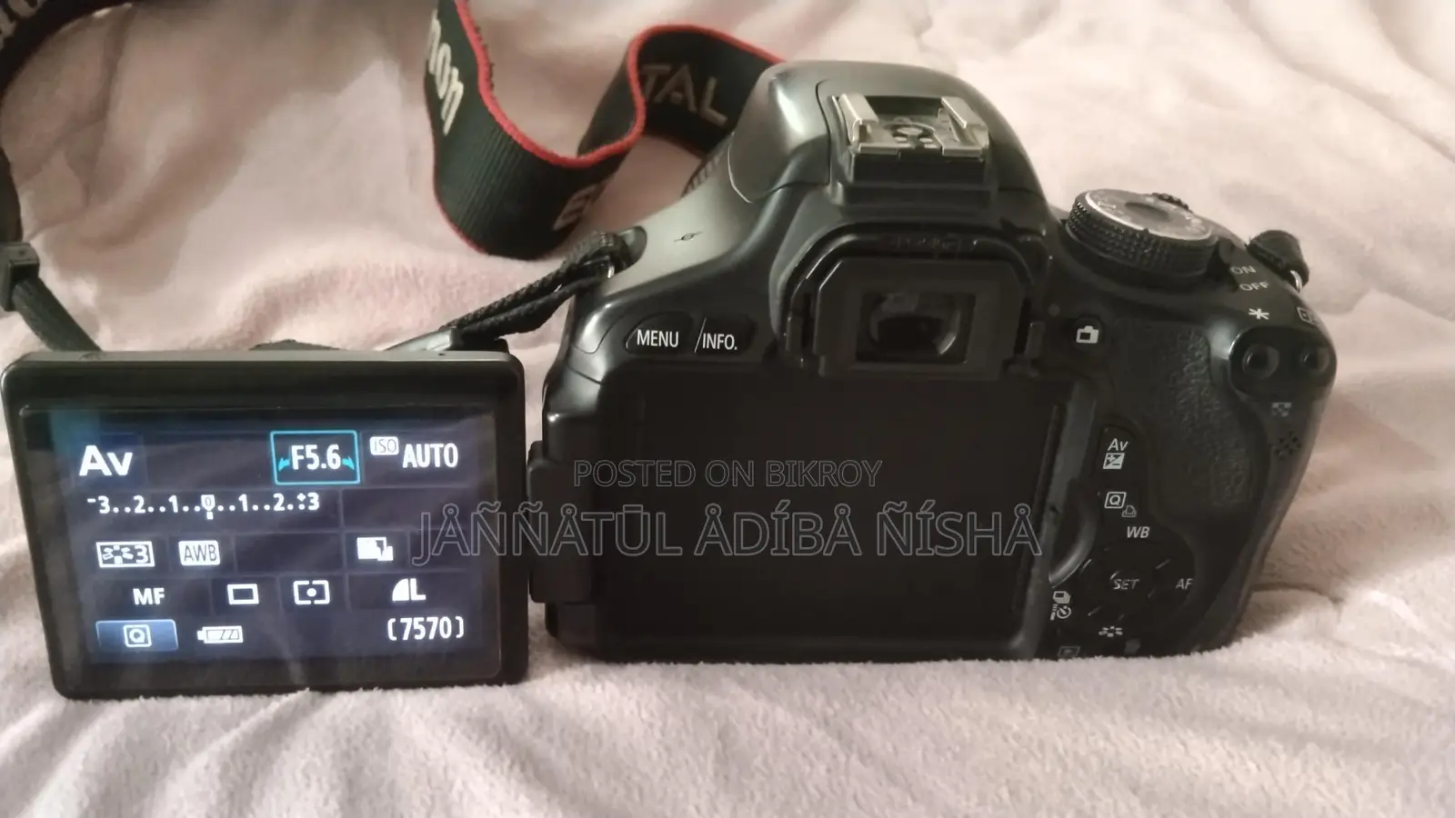 Canon 600D with 18-55 kit lens