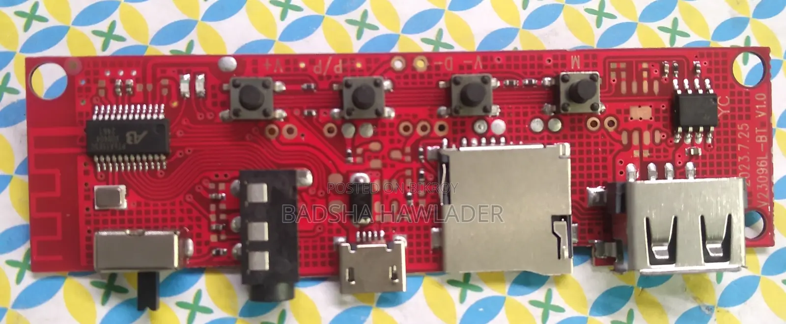 Bluetooth audio amplifier circuit board module