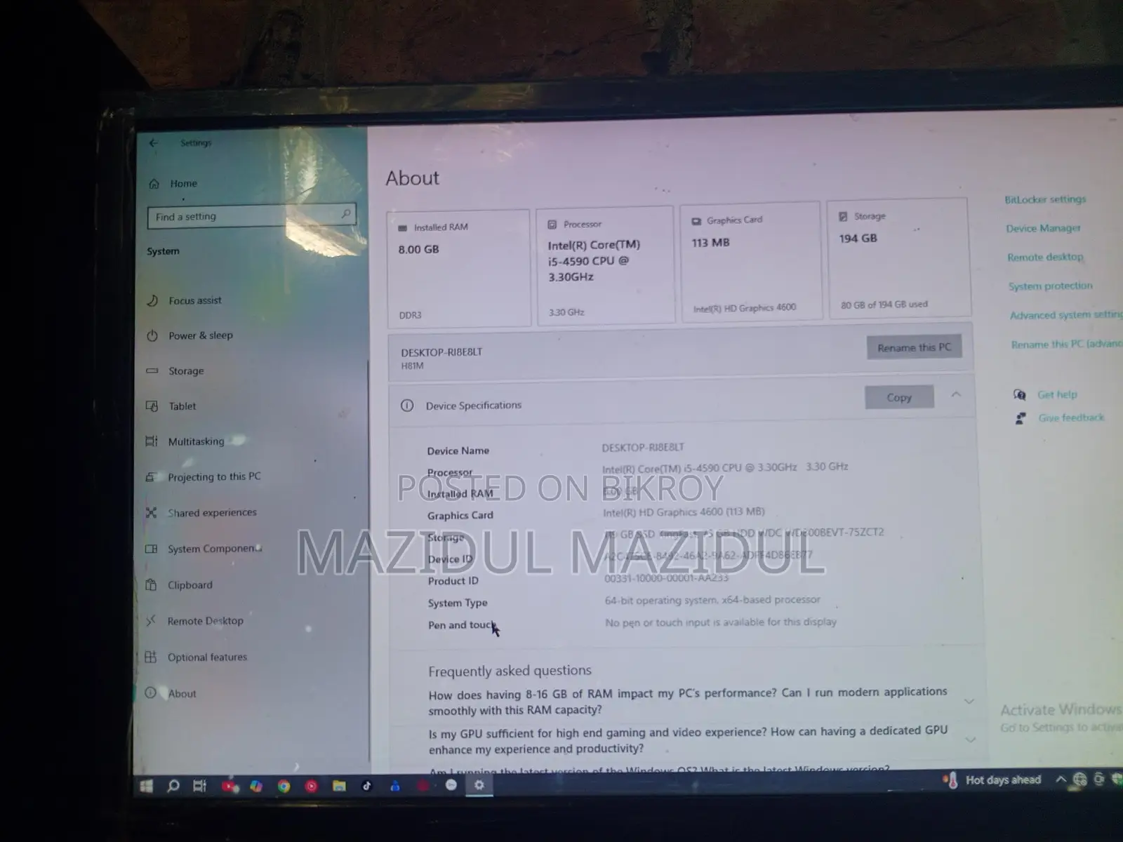Computer for Sale