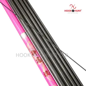 Pink Carbon Fishing Rod 300–450cm Ultra Light Soft