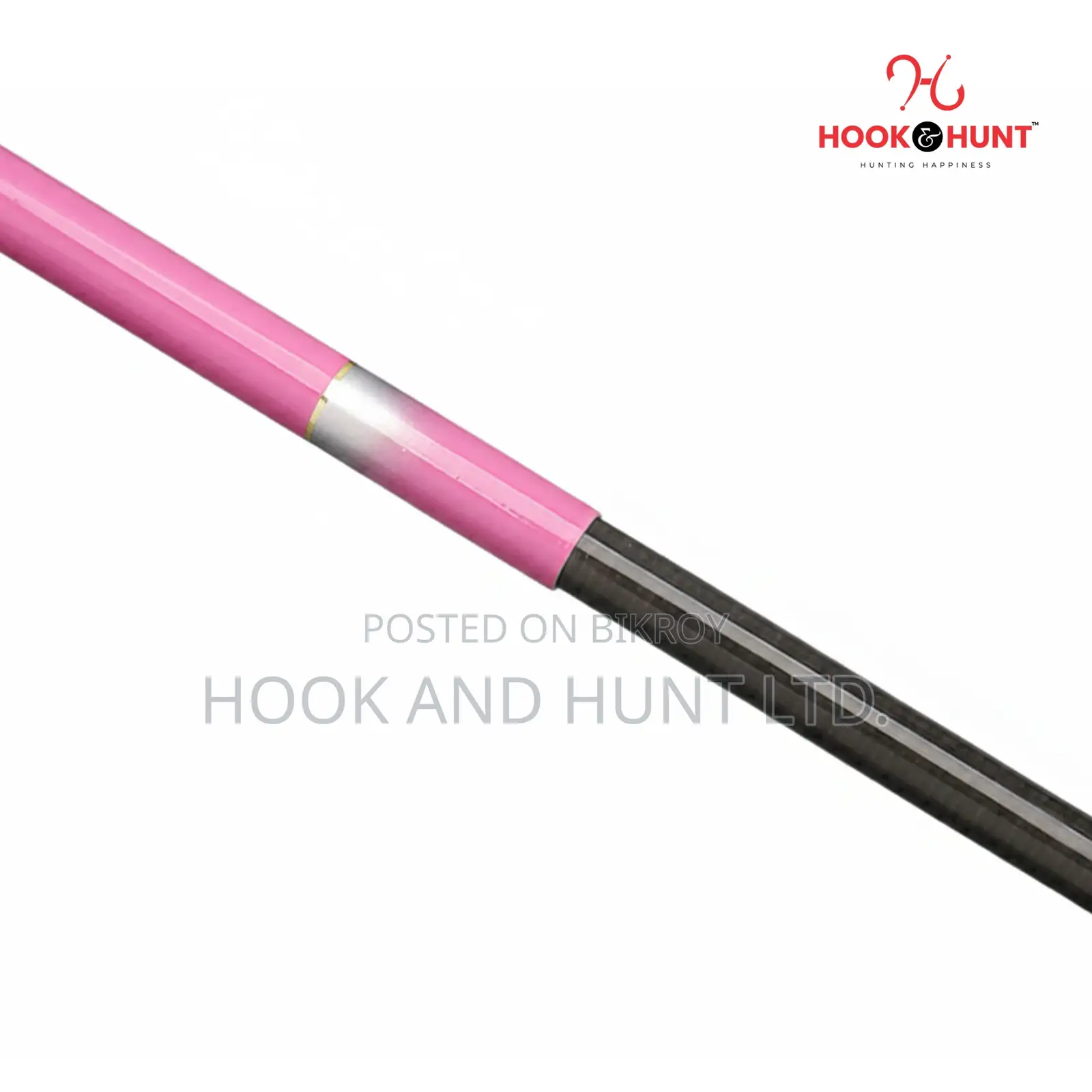 Pink Carbon Fishing Rod 300–450cm Ultra Light Soft