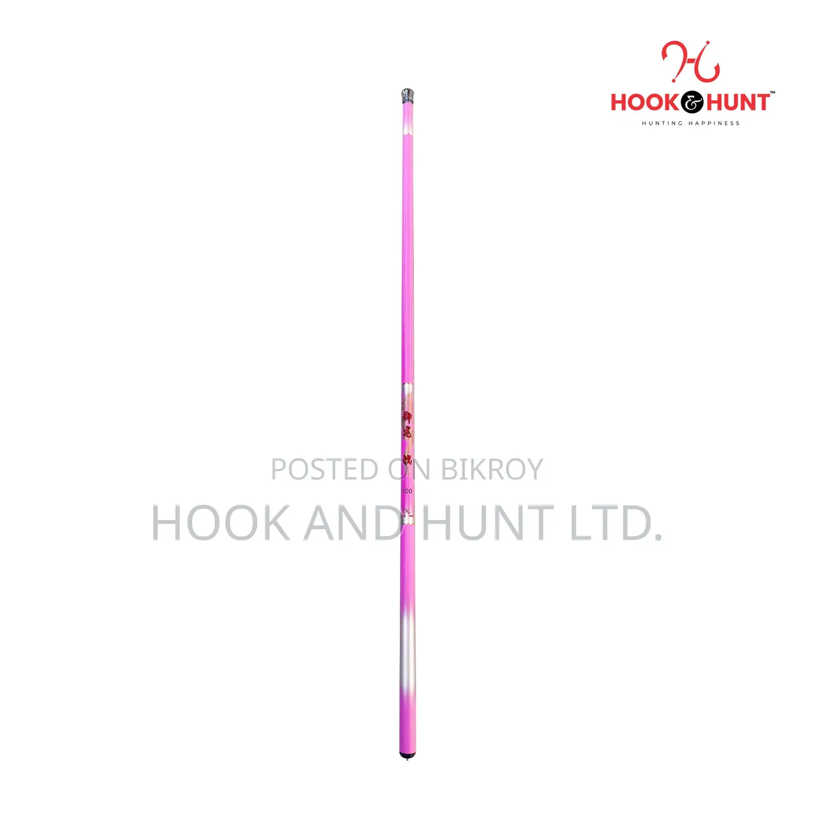 Pink Carbon Fishing Rod 300–450cm Ultra Light Soft