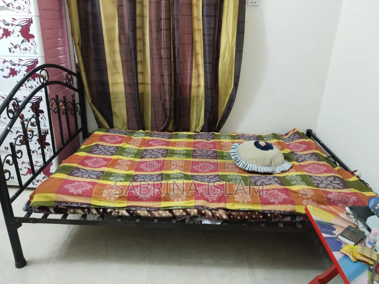 Steel Black Body Twin XL Size Bed for Sale!