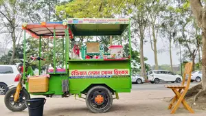 Indian Lemon Soda Machine with Cart
