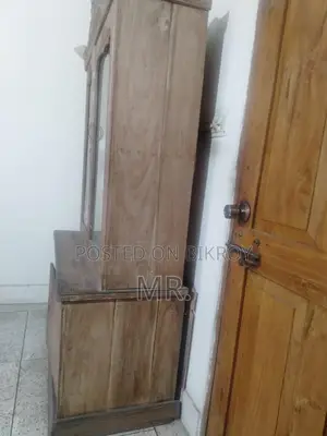 Teak wood wall showcase