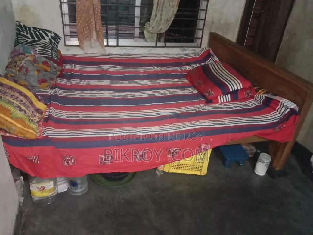 Wooden Bed and RFL Wardrobe for Sale