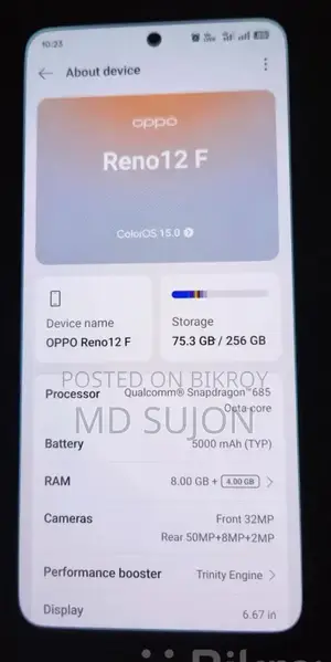 OPPO Reno 12F 8-256 (Used)