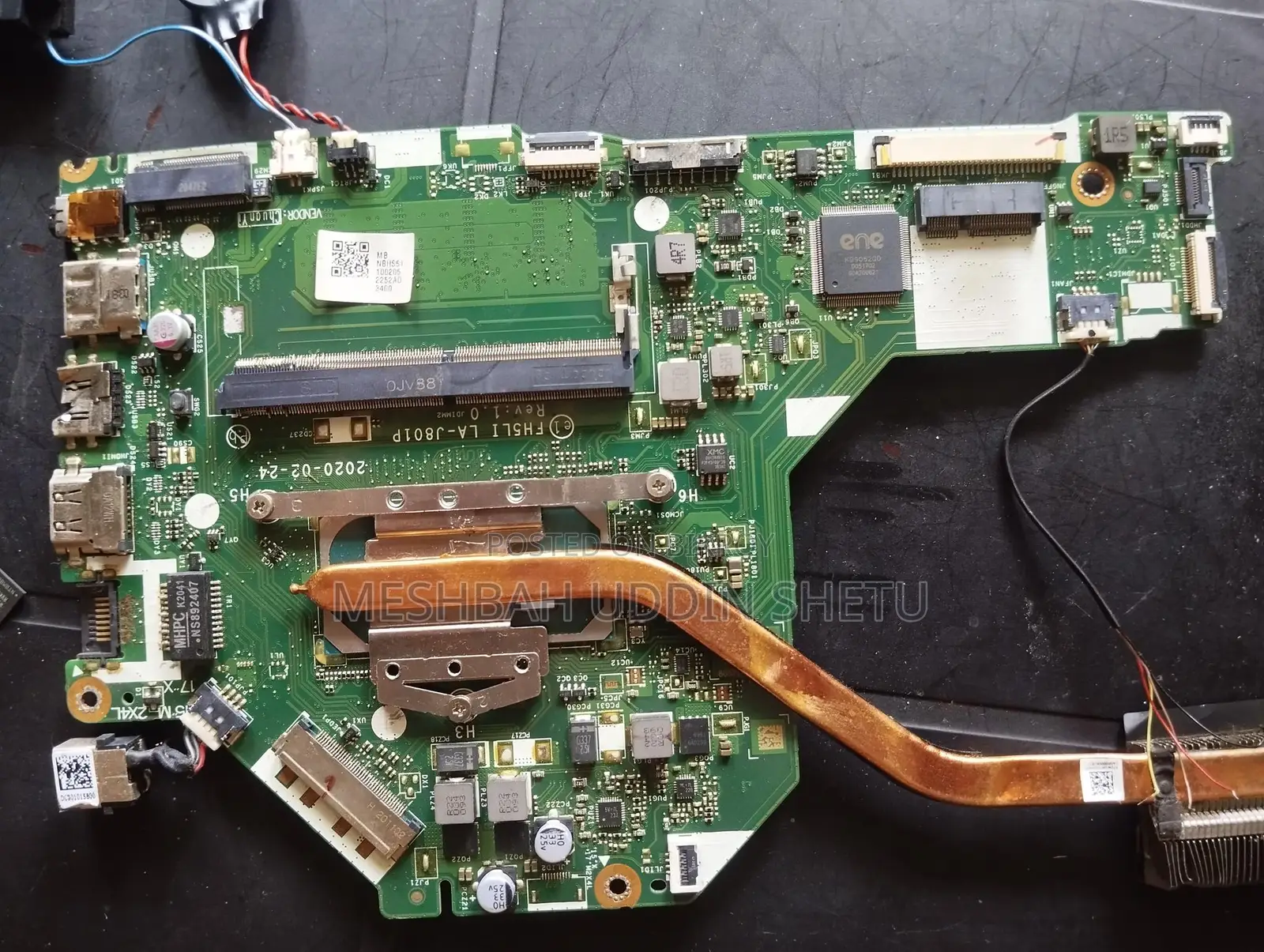 Acer Extensa 15 (Ex215-52-56fj) Motherboard