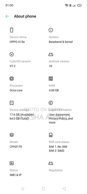 OPPO A15s (Used)