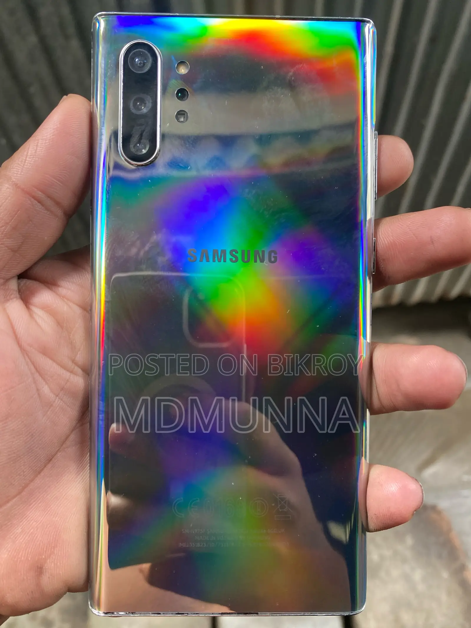 Samsung Note 10+ Ram 12 Rum 256 (Used)