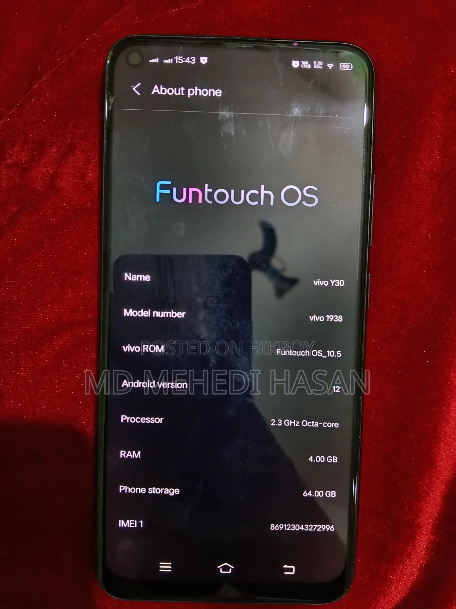Vivo Y30 (Used)