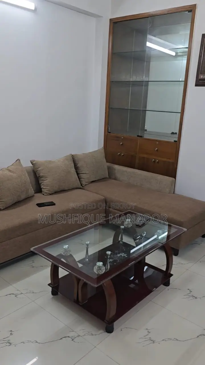 Furnished 3-bedroom Apartment in Nandan Garden, Uttara for Rent