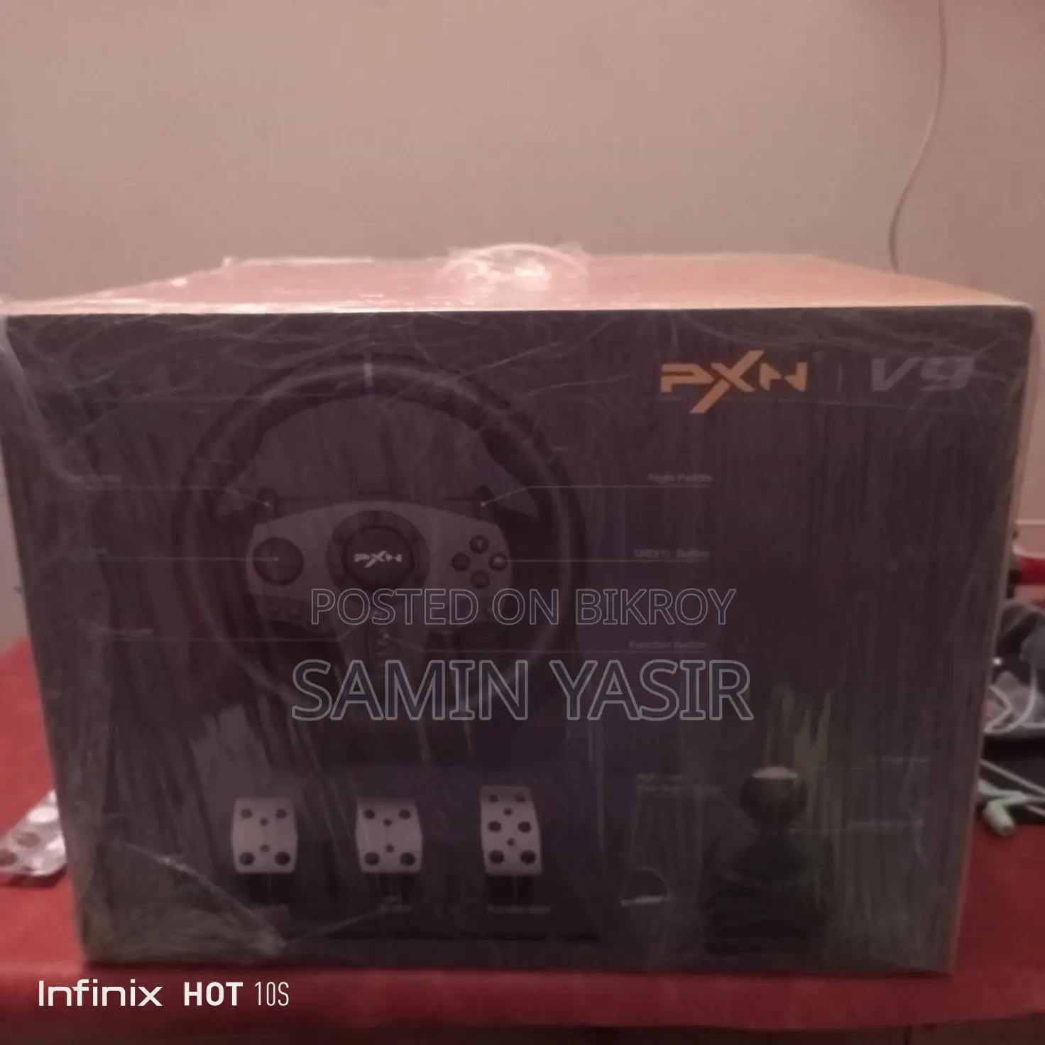 Pxn v9 গেমিং স্টিয়ারিং হুইল