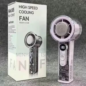 High Speed Cooling Fan X05 - Portable Rechargeable Turbo
