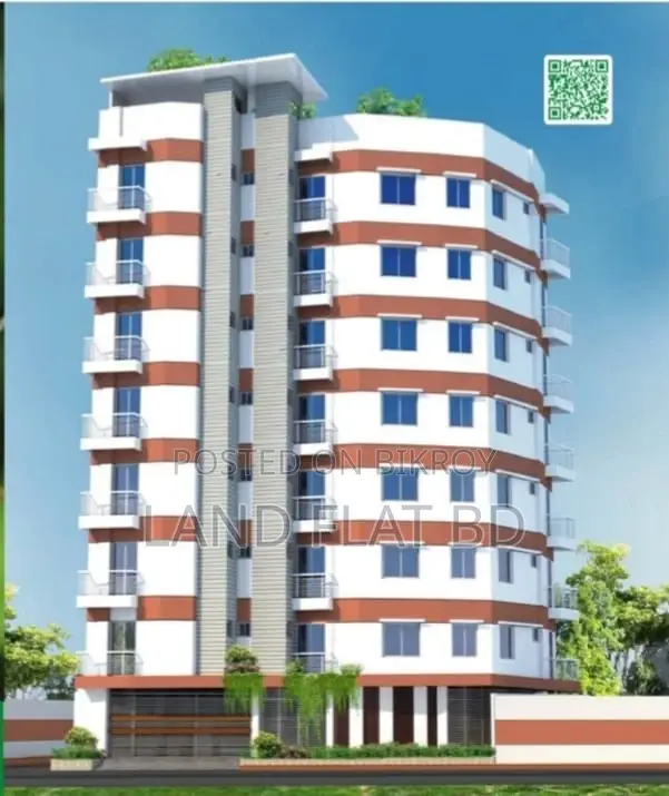 Flat for Sale @ South-West Corner Plot @ 1140 sq. ft. Dhaka Cantt