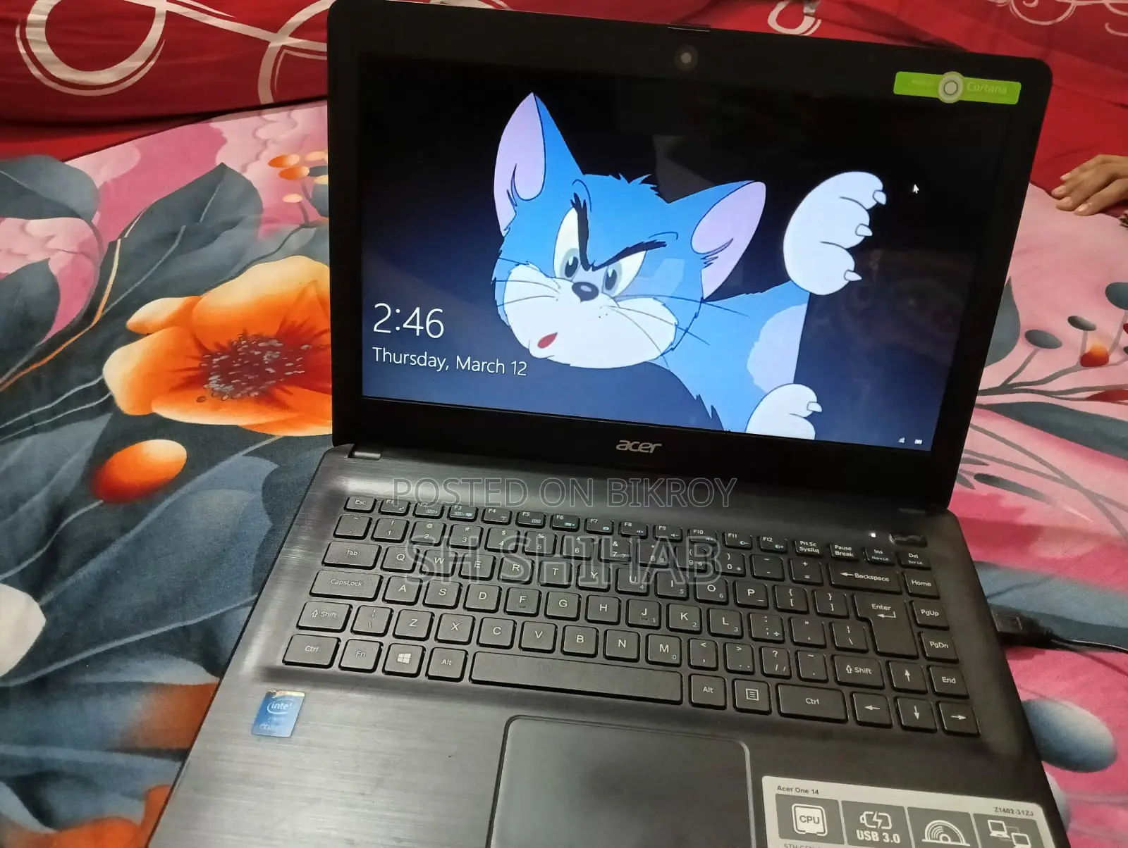 ACER One Z1402 Core i3 5th Gen 4gb RAM 14" Slim Laptop