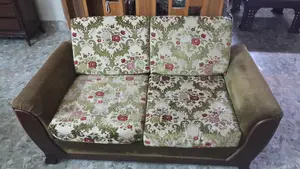 Oak Wood Sofa 2-Seater