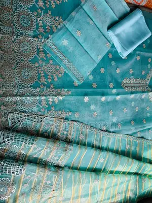 Unstitched 3-Piece Party Set