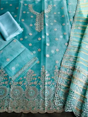 Unstitched 3-Piece Party Set