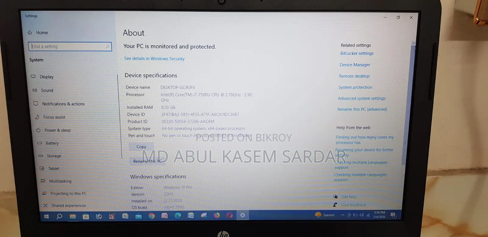 Laptop Used