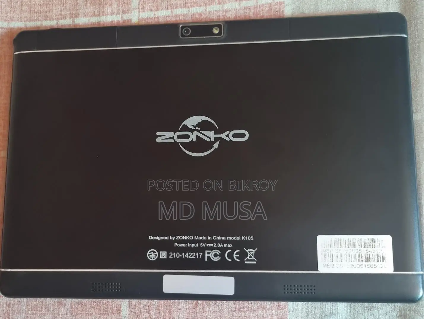 Zonko K105 10.1-inch Tablet.