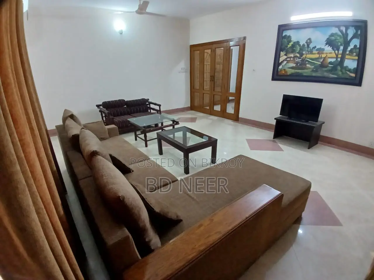 fully furnish 3 Bed room apt rent in Gulshan