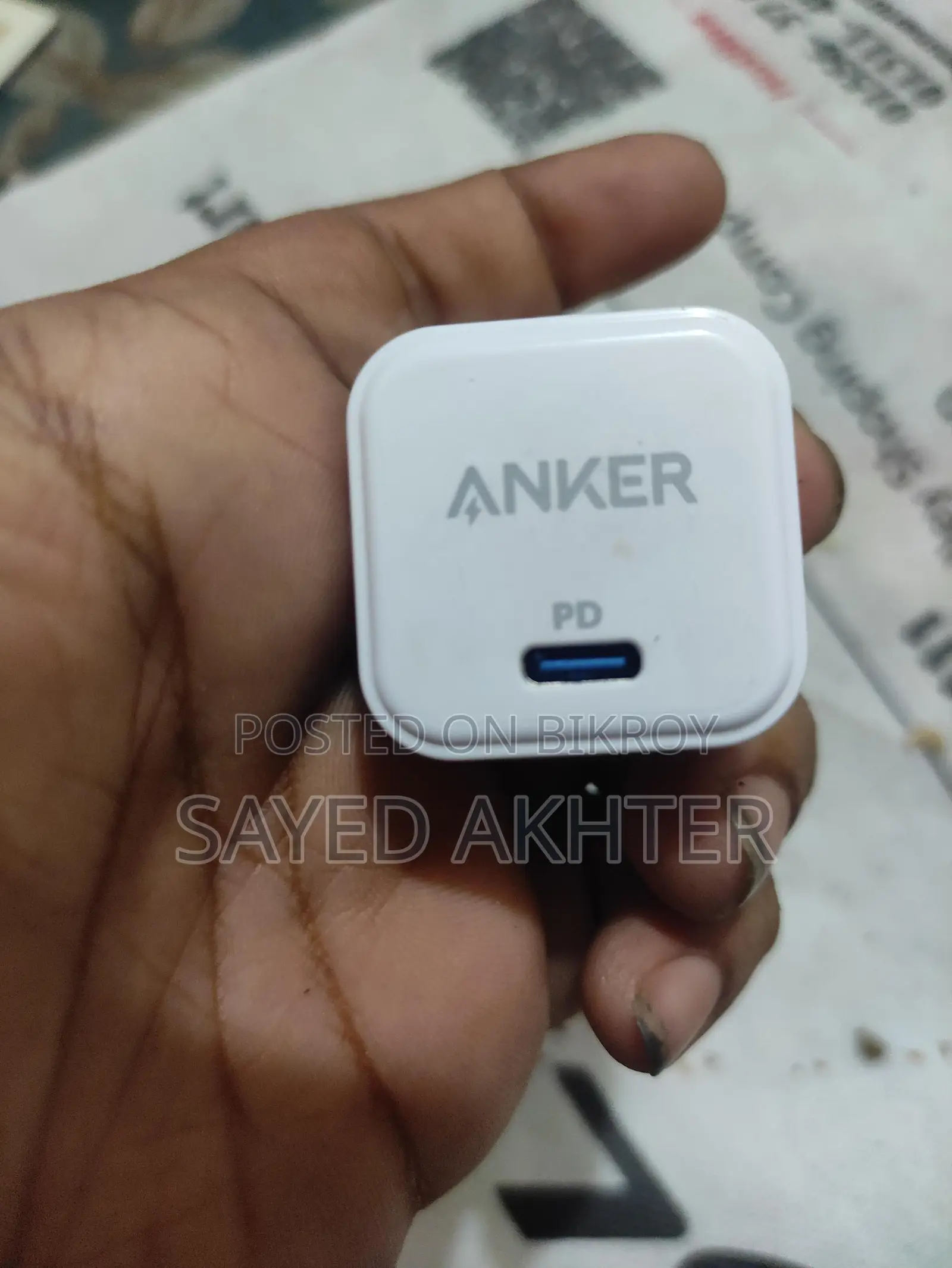 20W Anker Charger for iPhone