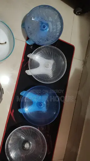 Hamster Saucer 8 Cm, Wheel Mounted 21 16 Pc Transparent Tunnel