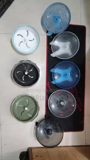 Hamster Saucer 8 Cm, Wheel Mounted 21 16 Pc Transparent Tunnel
