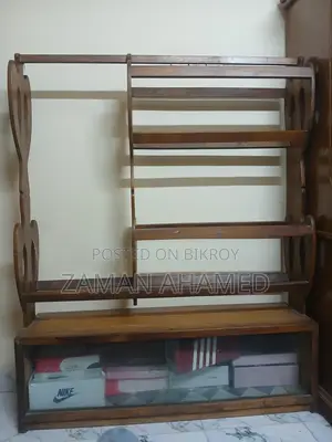 Teak Wood Shoe Rack