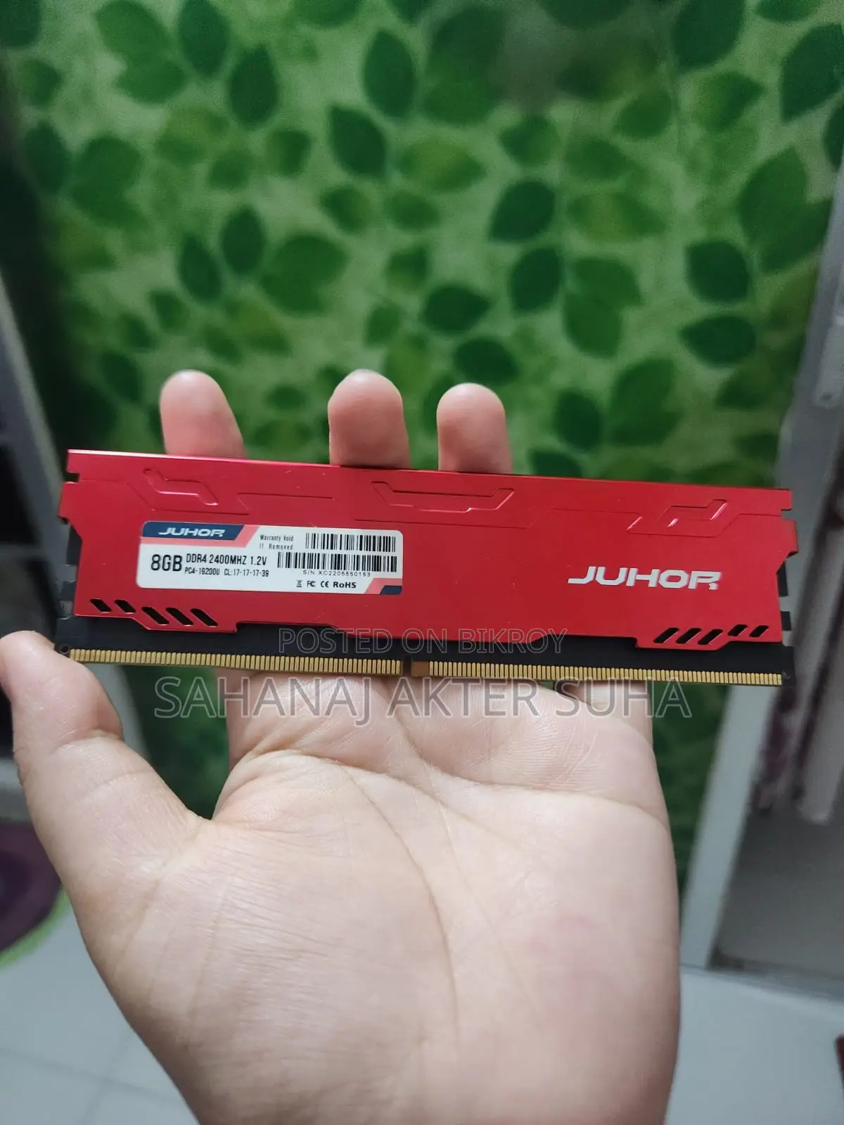 Juhor 8gb Ddr4 Desktop Ram