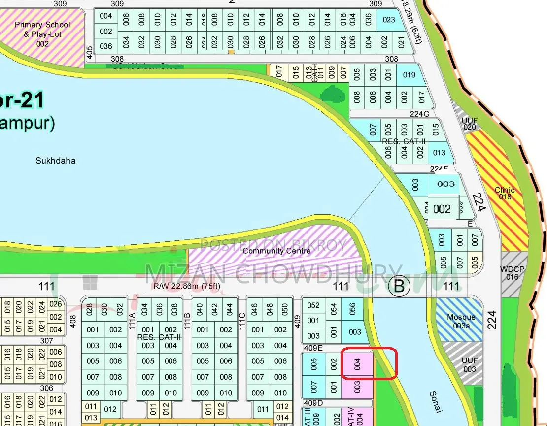 10 Katha Plot Sell in Rajuk Purbachal – Sector 21