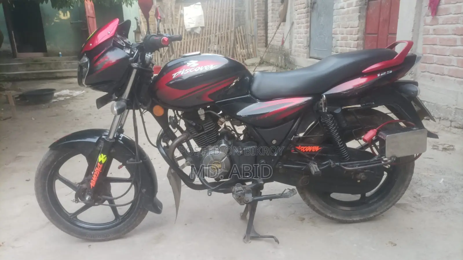 Bajaj Discover 125 2015 Red