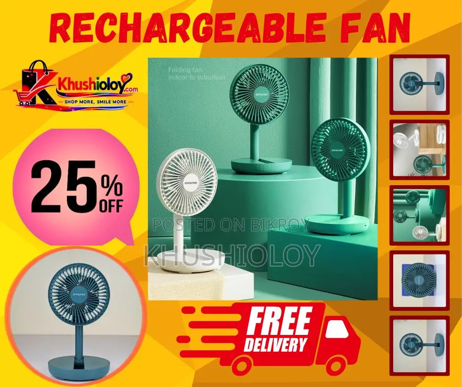 Rechargeable Fan | Travel Friendly Mini Fan