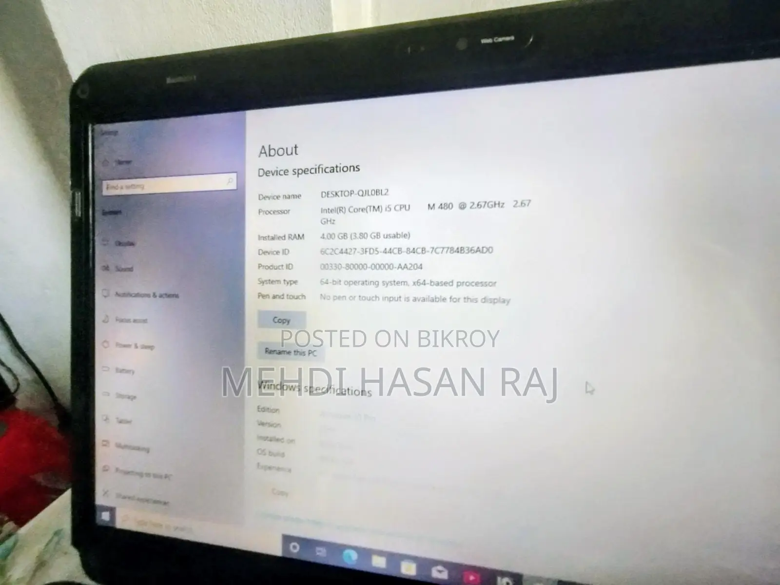 Full Fresh Condition Laptop