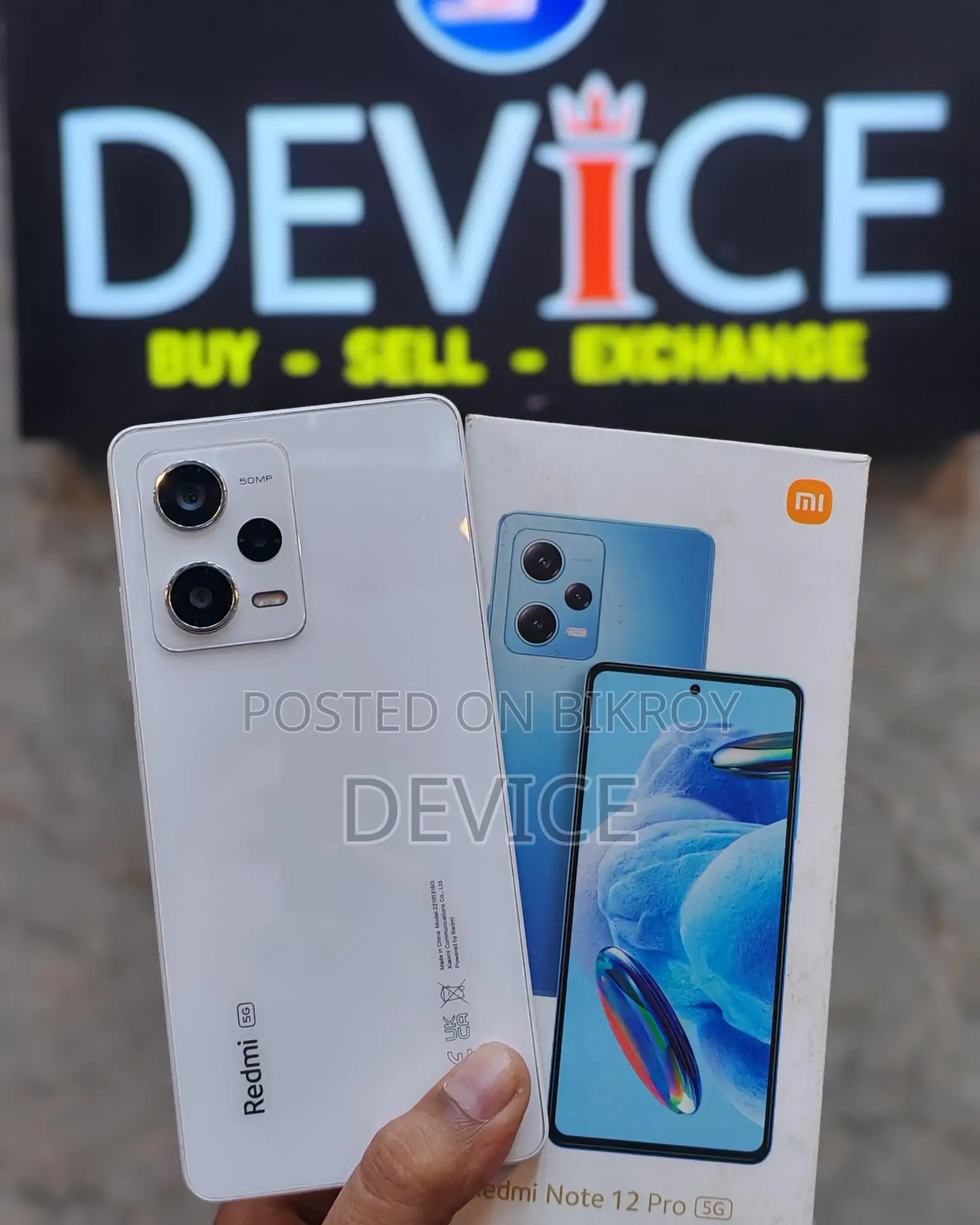 Xiaomi Redmi Note 12 Pro 5G 8/256 full box (Used)
