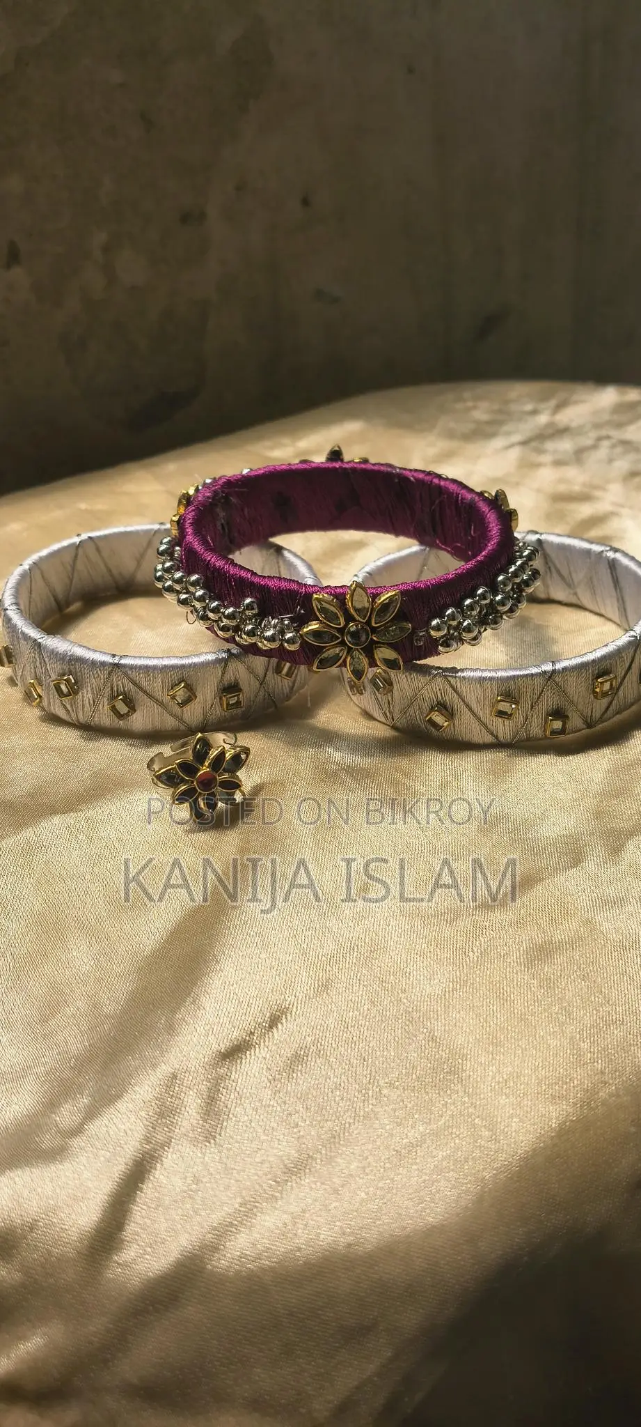 Kundan Bangle Set