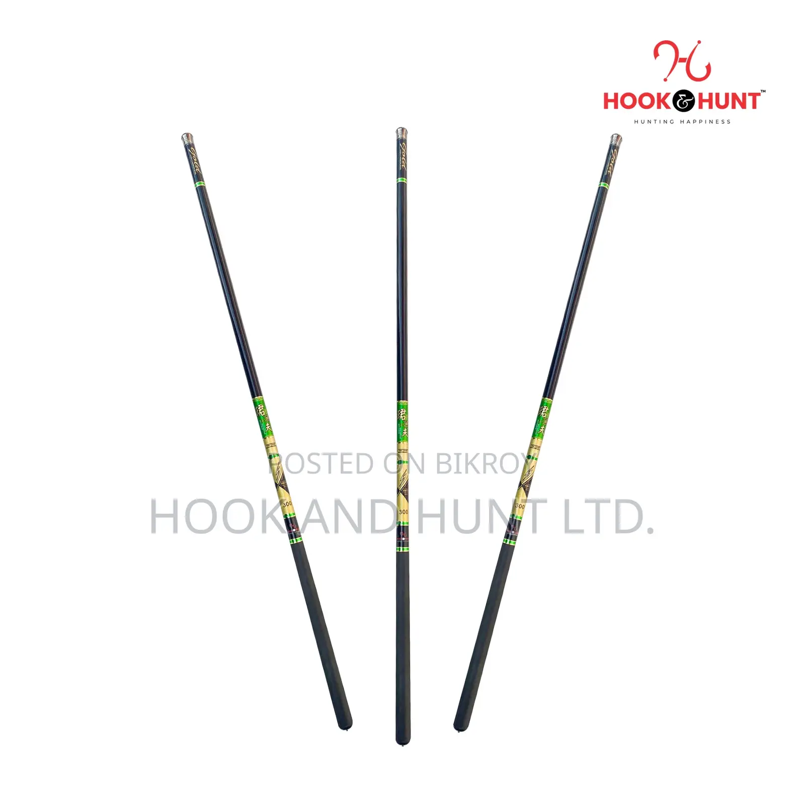 Special Green Carbon Fishing Rod 300–450cm Ultra Light Soft