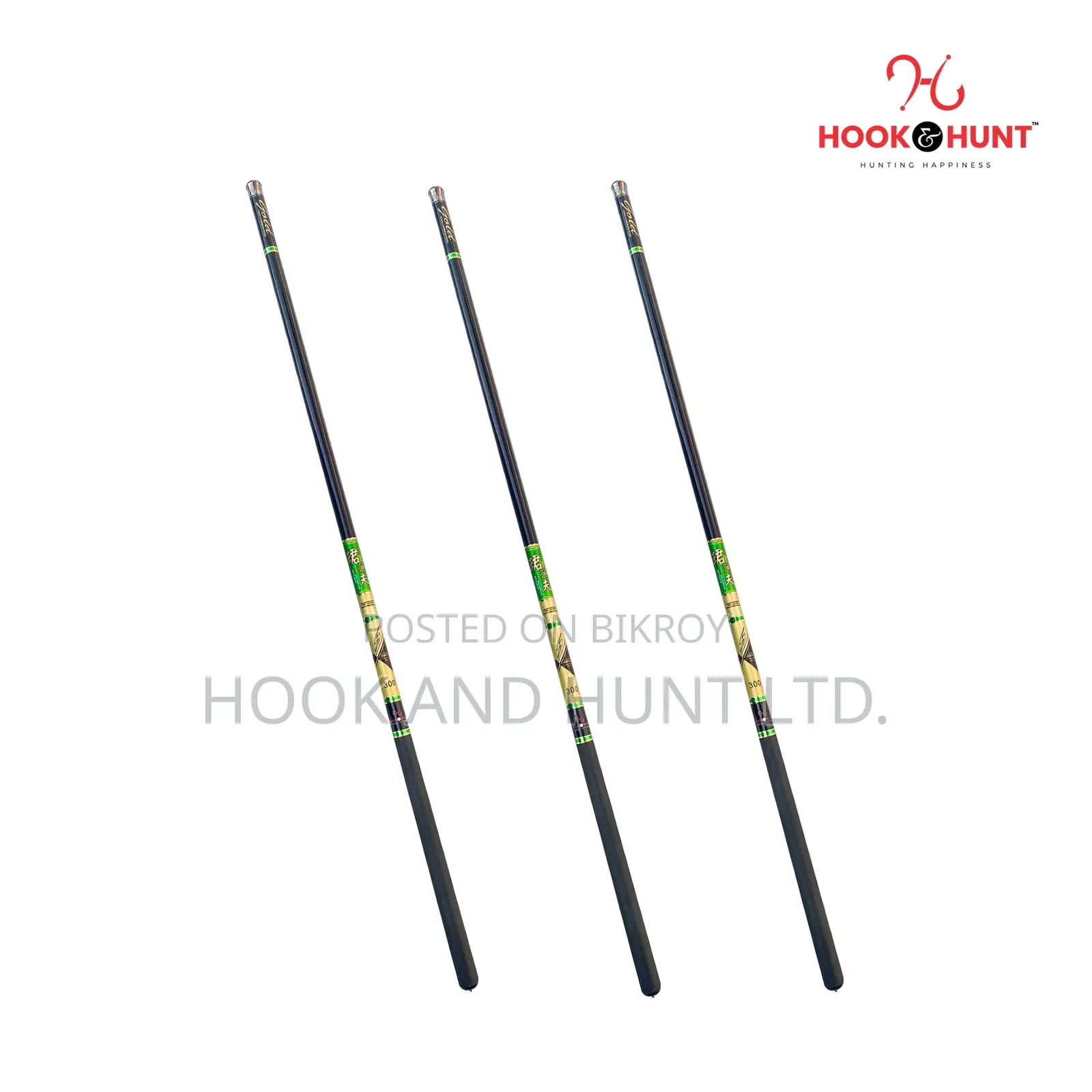 Special Green Carbon Fishing Rod 300–450cm Ultra Light Soft