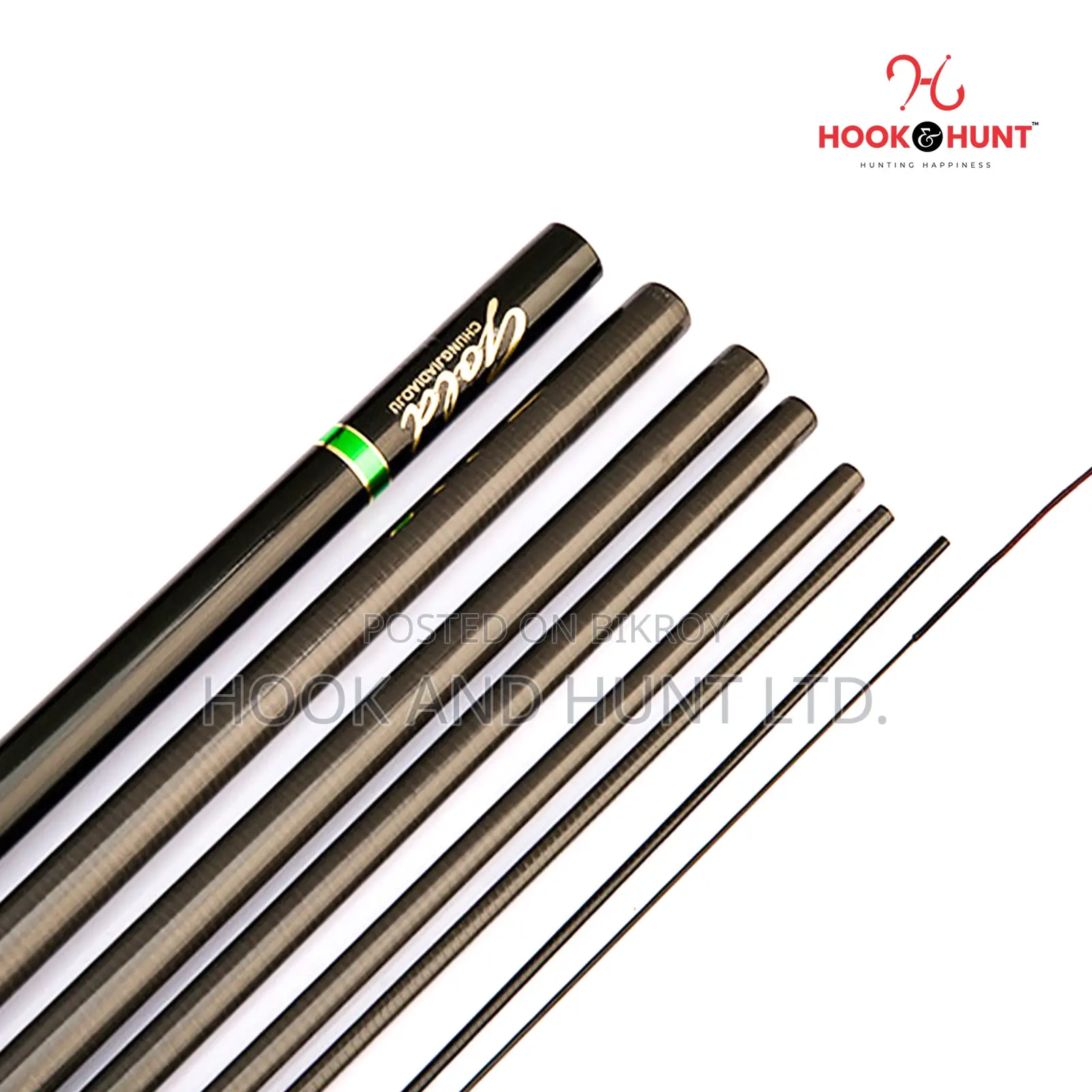 Special Green Carbon Fishing Rod 300–450cm Ultra Light Soft