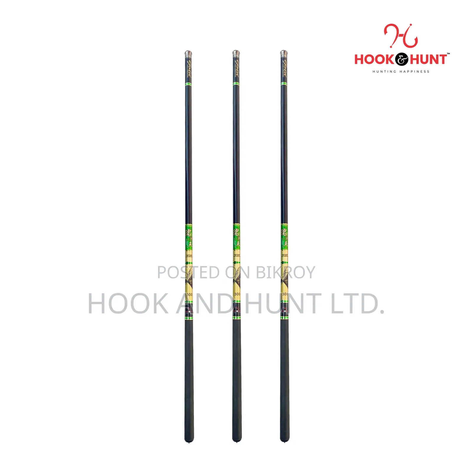 Special Green Carbon Fishing Rod 300–450cm Ultra Light Soft