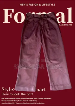 Baggy and regular fit formal pants