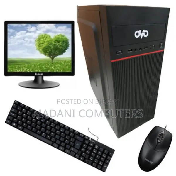Desktop Core i3 3rd Gen 4GB RAM 256GB SSD 19" LED PC